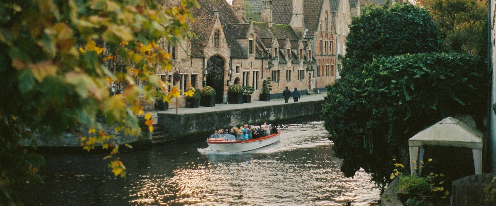 people on river cruise in belgium